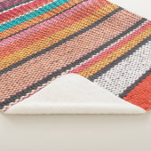 メキシカラフルコ・ペルーのスタイル絨毯の表面を閉じる シェルパブランケット (3/4)