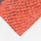 メキシカラフルコ・ペルーのスタイル絨毯の表面を閉じる フリースブランケット (角)