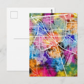 メキシカリメキシコシティの地図 ポストカード (正面/裏面)