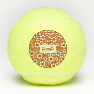 メキシカンのテラコッタフローラ花 テニスボール