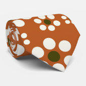 メキシカンのテラコッタフローラ花 ネクタイ (ロール)