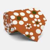 メキシカンのテラコッタフローラ花 ネクタイ (ロール)