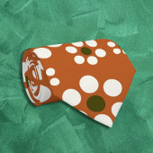 メキシカンのテラコッタフローラ花 ネクタイ