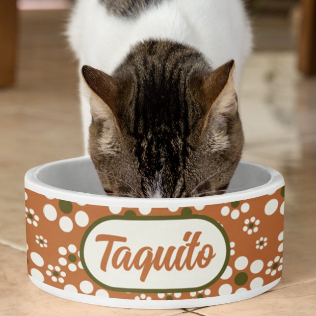 メキシカンのテラコッタフローラ花 ボウル (クリエイターアップロード済み)