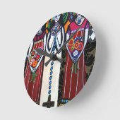 メキシカンエンジェル ラウンド壁時計 (傾斜)