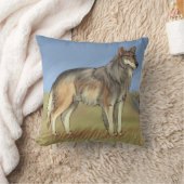 メキシカンオオカミ クッション (ブランケット)