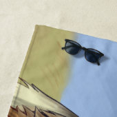 メキシカンオオカミ ビーチタオル (インサイチュ)