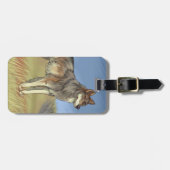 メキシカンオオカミ ラゲッジタグ (正面横)