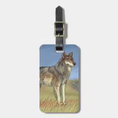 メキシカンオオカミ ラゲッジタグ (正面縦)