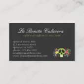 メキシカンカラベラシュガースカルフローラエッジブティック 名刺 (裏面)