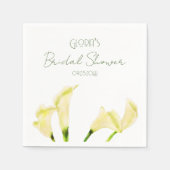 メキシカンカラリリーブライダルシャワー紙ナプキン スタンダードカクテルナプキン (正面)