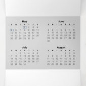 メキシカンカレンダー2024年新年おめでとう 三つ折りプログラム (内部中)