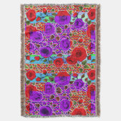 メキシカンガーデンパーティー スローブランケット (正面縦)