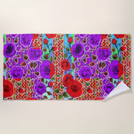 メキシカンガーデンパーティー ビーチタオル