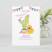 メキシカンギター卒業パーティー招待状 招待状 (スタンド正面)