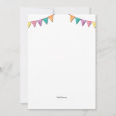 メキシカンギター誕生日パーティーへの招待 招待状 (裏面)