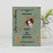 メキシカングリーンマルグス＆マトリモニー ブライズメイド写真 招待状 (スタンド正面)