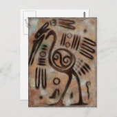 メキシカンケーブカービングズフォークアート ポストカード (正面/裏面)