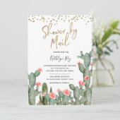 メキシカンサボシャワバイメールブライダルシャワー 招待状 (スタンド正面)