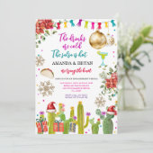 メキシカンサボスクリスマスボードブルズ婚約フィエスタ 招待状 (スタンド正面)