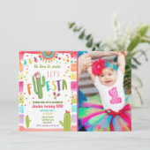 メキシカンサボス1stファースト・フィエスタ誕生日 招待状 (スタンド正面)