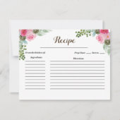 メキシカンサボピンクフローラレシピカード (正面)