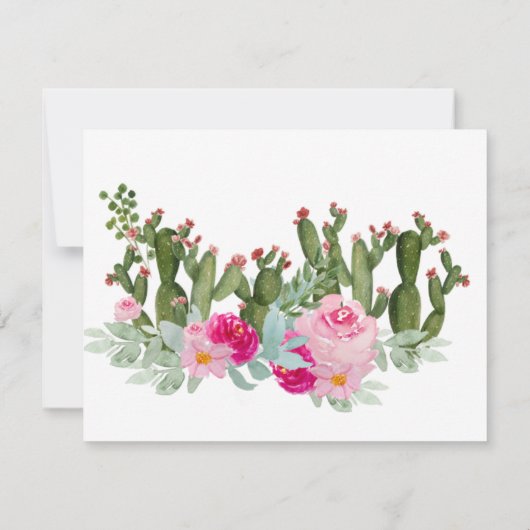 メキシカンサボピンクフローラレシピカード (裏面)