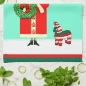 メキシカンサンタ キッチンタオル (折り畳み)