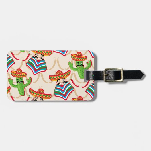 メキシカンシエスタ ラゲッジタグ (正面横)