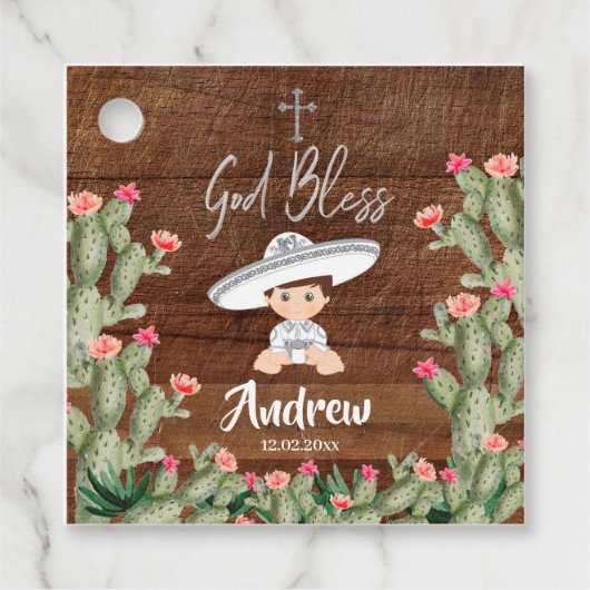 メキシカンシルバーボーイシャルロメッセージカード フェイバータグ (正面)