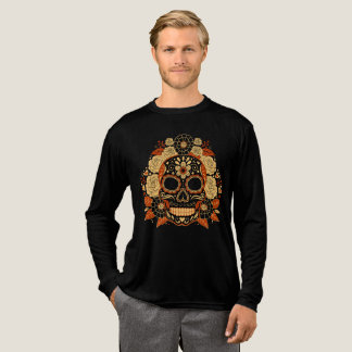 メキシカンスカルアート トライブレンドTシャツ