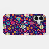 メキシカンスカル柄 iPhone / iPad カバー (裏面横)