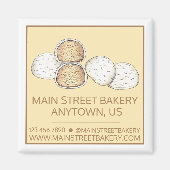 メキシカンスノーボールクッキー イタリアンウェディングクッキーズ バーケリー マグネット (正面)