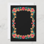 メキシカンセノリタフィエスタフラワーズスウィート16 招待状 (裏面)