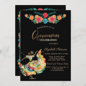 メキシカンセノリタフェスタ花キンセアニェラ 招待状 (正面/裏面)