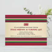 メキシカンセラペパーティー - 水平 招待状 (スタンド正面)