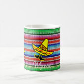 メキシカンソンブレロストライプマグ コーヒーマグカップ (中央)