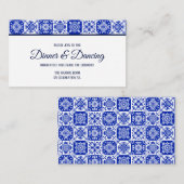 メキシカンタイルの受付 エンクロージャーカード (正面/裏面)