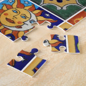 メキシカンタイルパズルテンプレートまたは写真の使用 ジグソーパズル (側面)