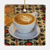 メキシカンタイルラテ | Pescadero,メキシコ セラミックオーナメント (裏面)