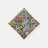 メキシカンタイル スタンダードカクテルナプキン (角)