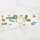 メキシカンタコアウトラブファイナルフィエスタブライダルシャワー ペットボトルラベル (シングルラベル)