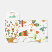 メキシカンタコアウトラブブライダルシャワーパーティー フェイバーボックス (折り畳みなし)