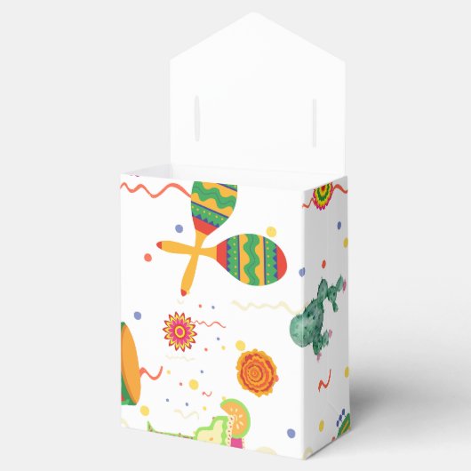 メキシカンタコアウトラブブライダルシャワーパーティー フェイバーボックス (オープン)