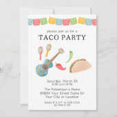 メキシカンタコナイトパーティー 招待状 (正面)