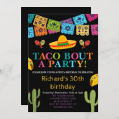 メキシカンタコブフィエスタ30THメンズバースデーパーティー 招待状 (正面/裏面)