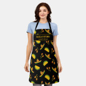 メキシカンタコレストランアブエラズキッチンカスタム エプロン (着用した状態)
