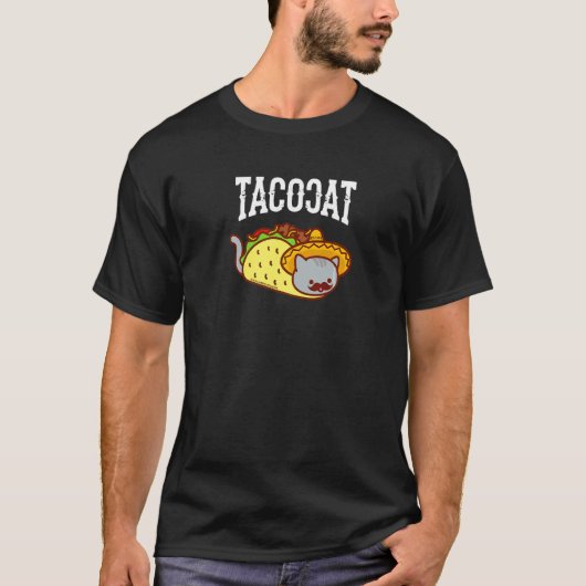 メキシカンタコ猫 シンコデマヨ シンコデミャオ Tシャツ (正面)