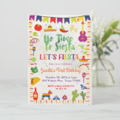 メキシカンタコ 1歳の誕生日招待状 招待状 (スタンド正面)