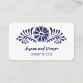 メキシカンタラベラスタイル プレイスカード (裏面)